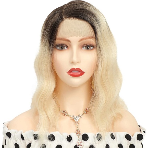 14'' Short Bob Side Part Lace Wig